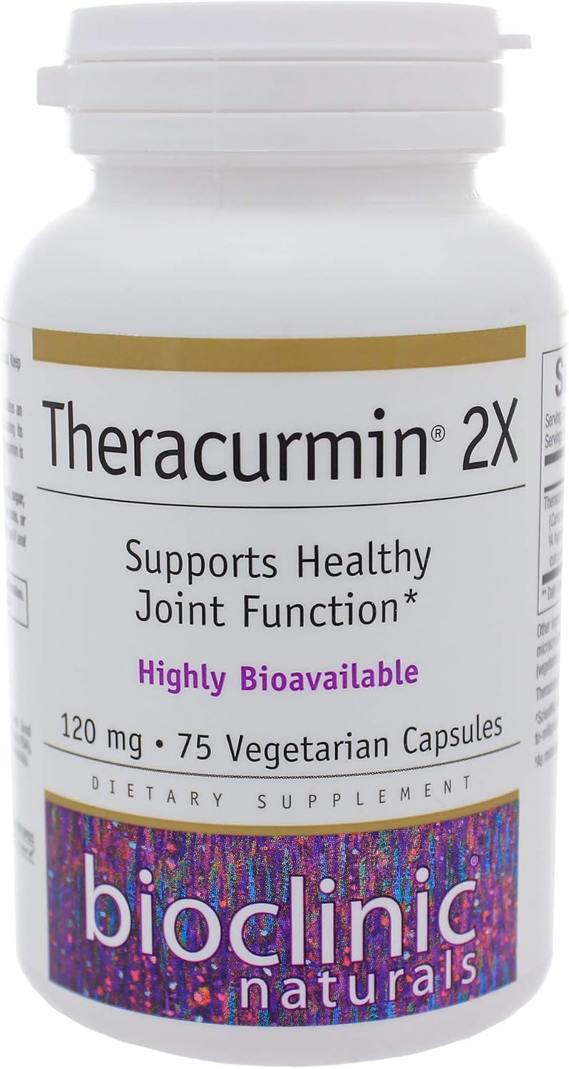 Bioclinic Naturals Theracurmin 2X 120mg Capsules - 75 Count