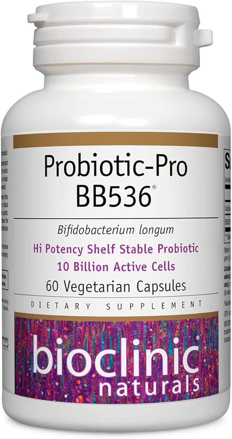 Bioclinic Probiotic Supplement with Pro Bb536 - 60 Vegetarian Capsules