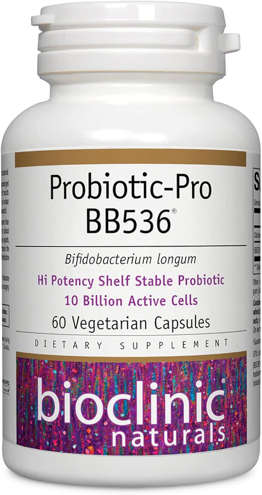 Bioclinic Probiotic Supplement with Pro Bb536 - 60 Vegetarian Capsules