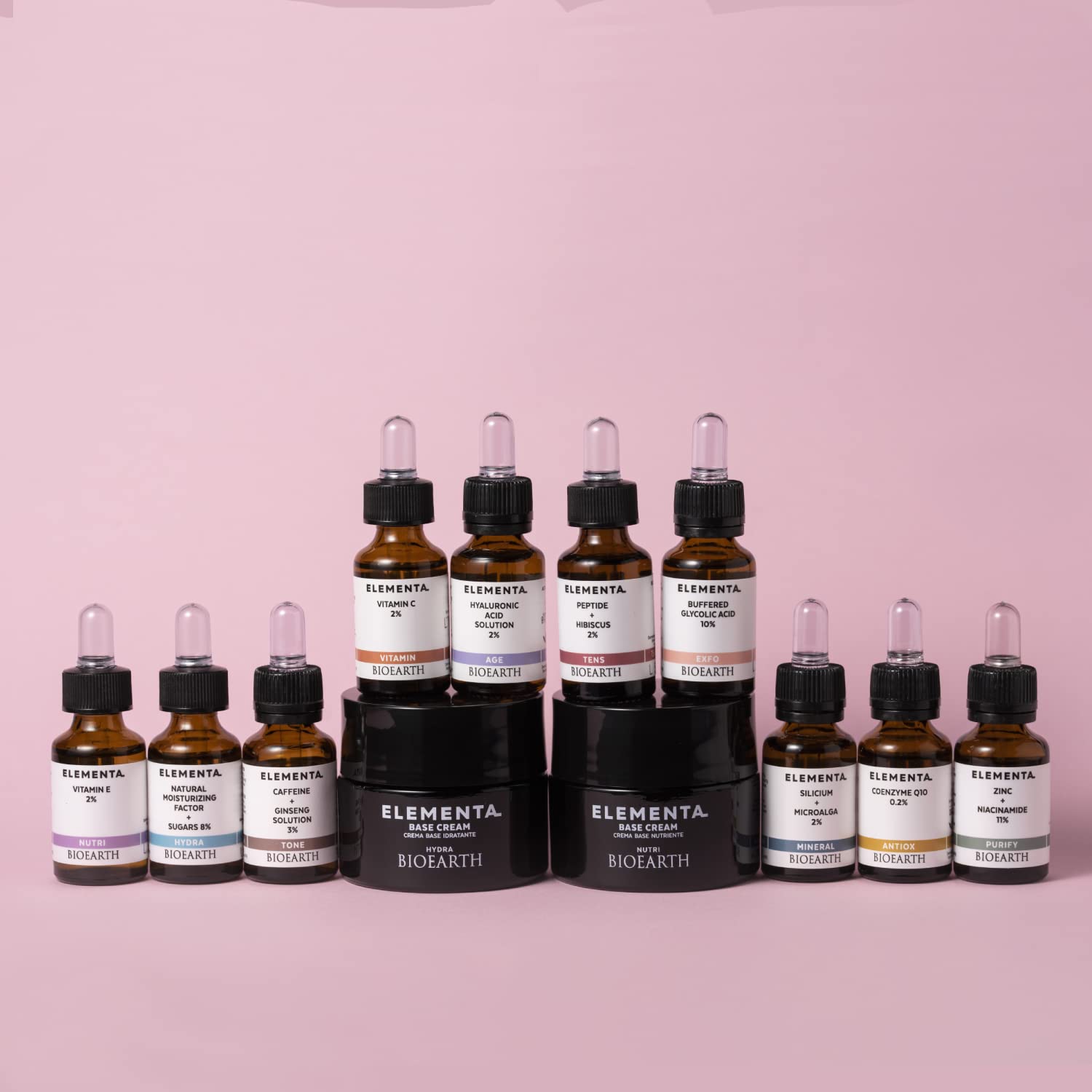 Bioearth Elementa PURIFY Face Serum: Zinc & 11% Niacinamide, Balancing & Purifying, Vegan, AIAB Certified - 15ml