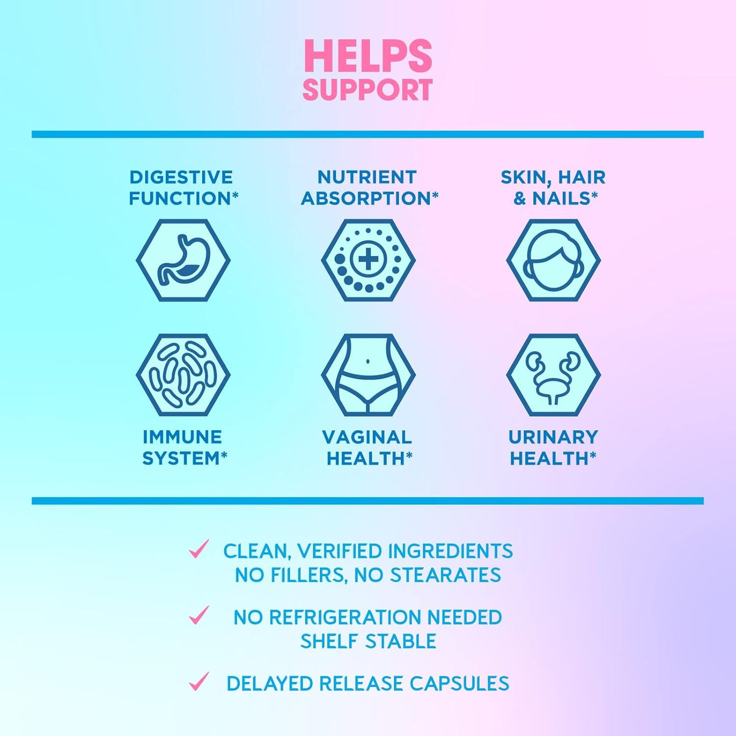 BioEmblem Beauty Probiotics for Women - 35 Billion CFU, 14 Strains with Biotin, Collagen, Prebiotics - Digestive, Hair, Skin, Nails - Vaginal Probiotics - Shelf Stable - 60 Capsules