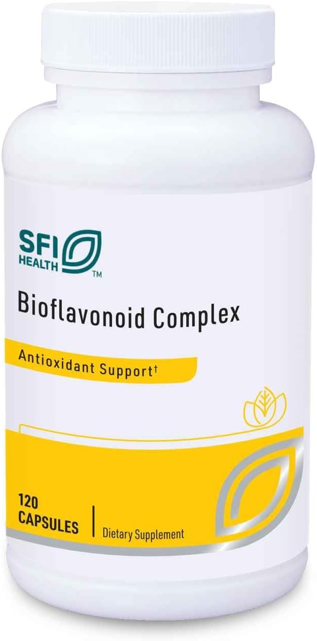 Bioflavonoid Complex Supplement for Immune, Cardiovascular, and Antioxidant Support - 120 Capsules
