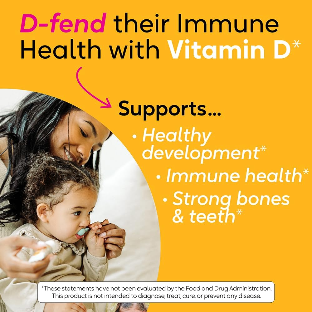 BioGaia Immune Active Baby Probiotic Drops with Vitamin D - Supports Digestive & Immune Health for Babies & Toddlers 0-36 Months - Allergen, Dairy, Soy & Gluten Free - 50 Day Supply