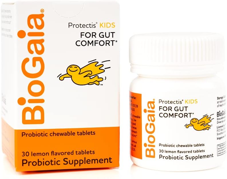 BioGaia Probiotic Chewable Tablets: Convenient Digestive & Immune Health Support, 30 Count Box