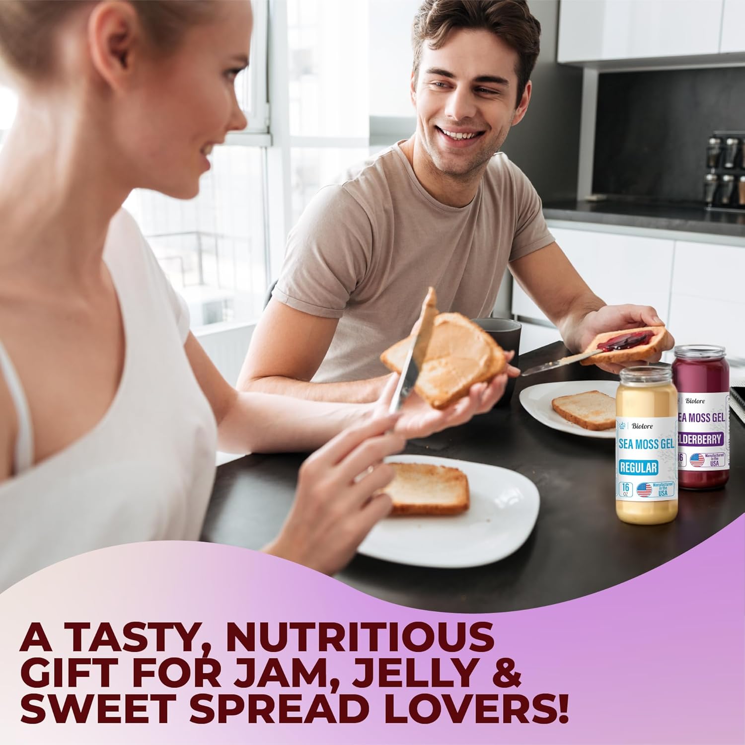 Biolore Ashwagandha Gummies with Mango Pineapple Sea Moss Gel - Natural Supplements for Wellness