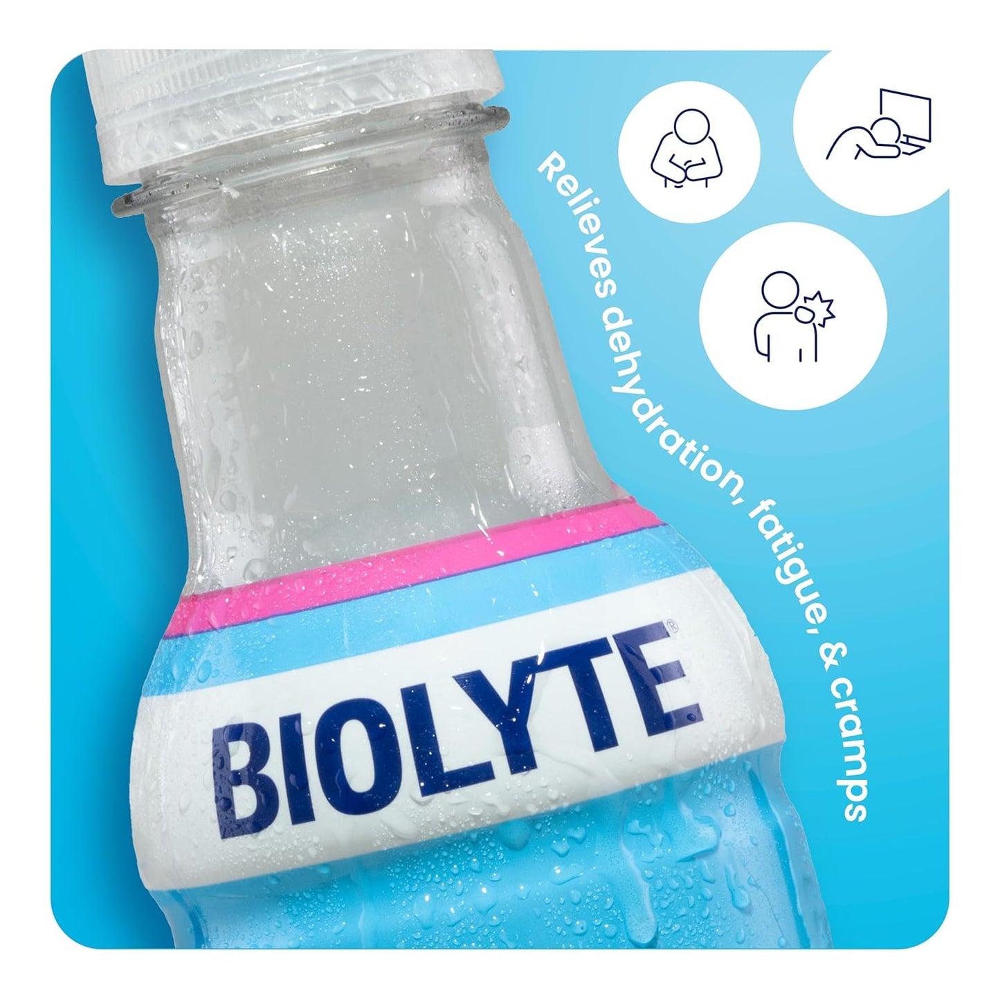 BIOLYTE Electrolyte Drink Variety Pack - Hydration and Rehydration, Flavored Water with Electrolytes for Energy - 16 Fl Oz (12 Pack)