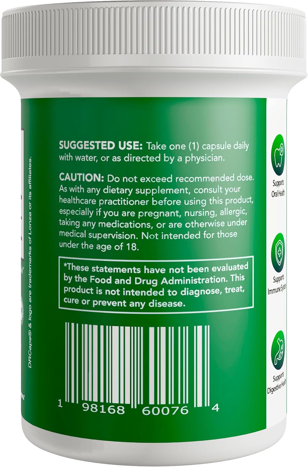 Bionexus™ Lactobacillus Salivarius Oral Probiotics Supplement - 60 Count, 30 Billion CFU for Immune and Digestive Health - Made in USA