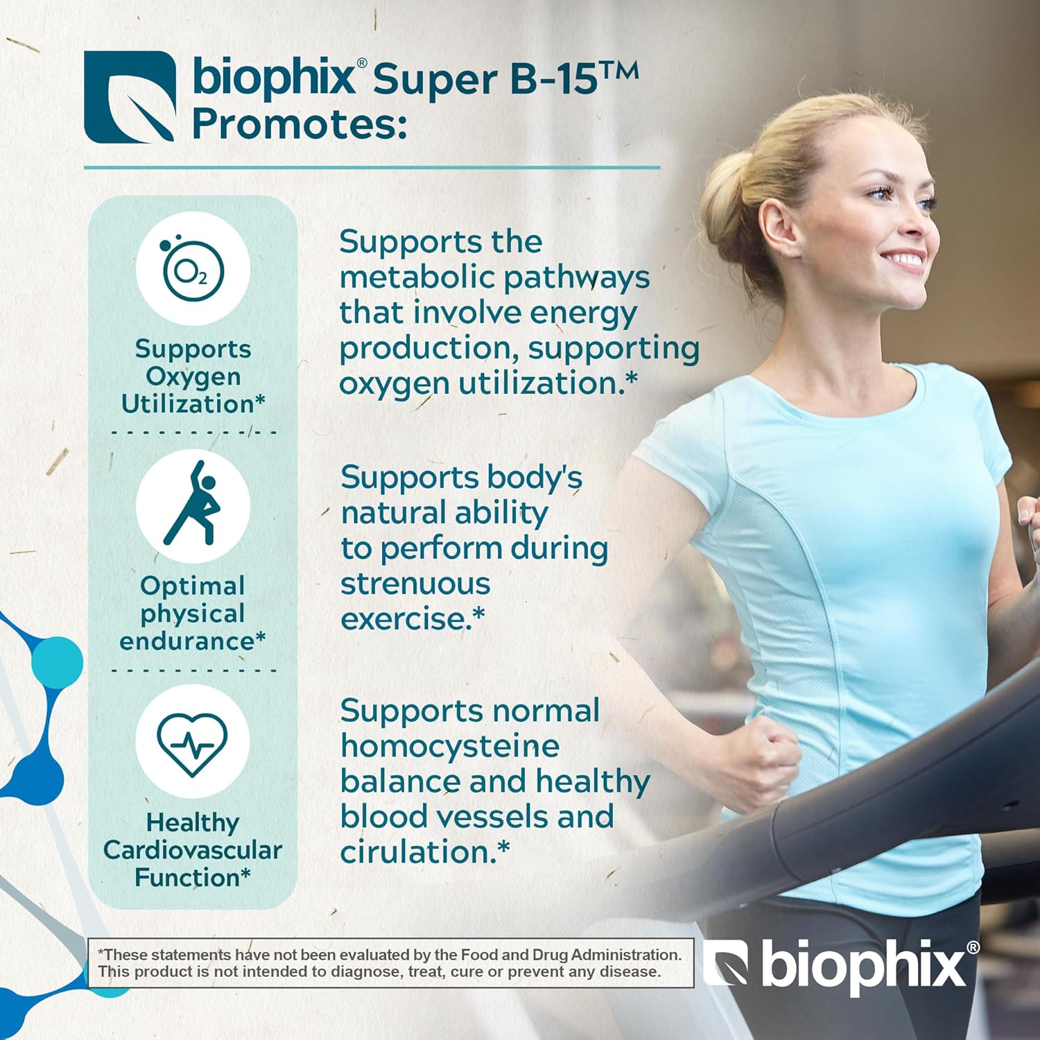 biophix Super B-15 Vcaps - Niacin Calcium Choline Inositol DMG TMG - Boosts Oxygen Energy for Health