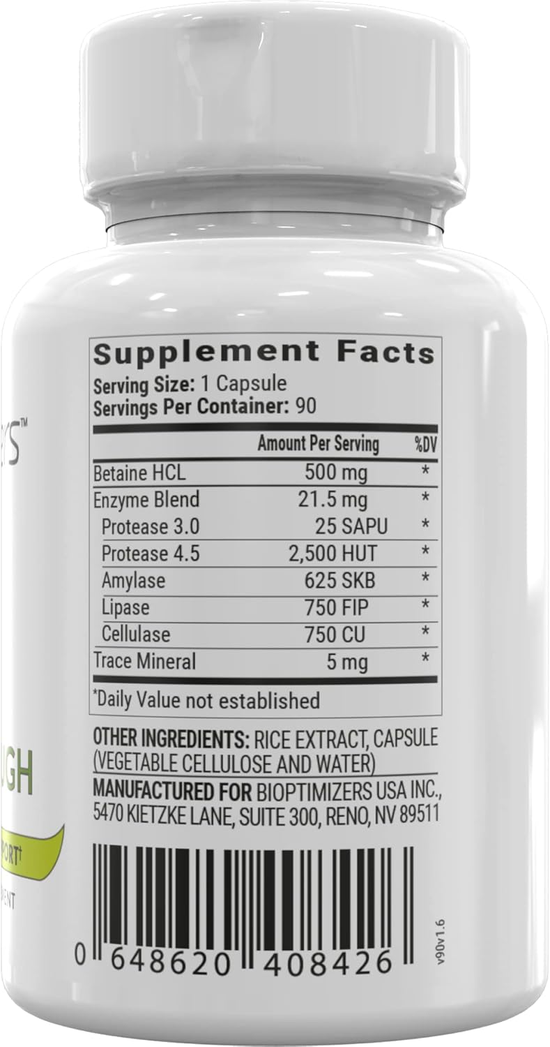 BiOptimizers Supplement Bundle: P3-OM (60 Capsules) and HCL Breakthrough (90 Capsules)