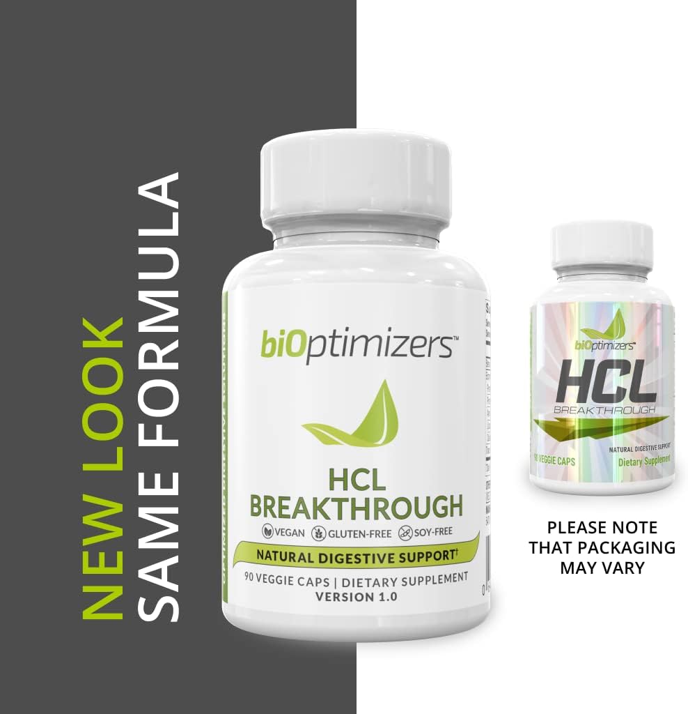 BiOptimizers Supplement Bundle: P3-OM (60 Capsules) and HCL Breakthrough (90 Capsules)