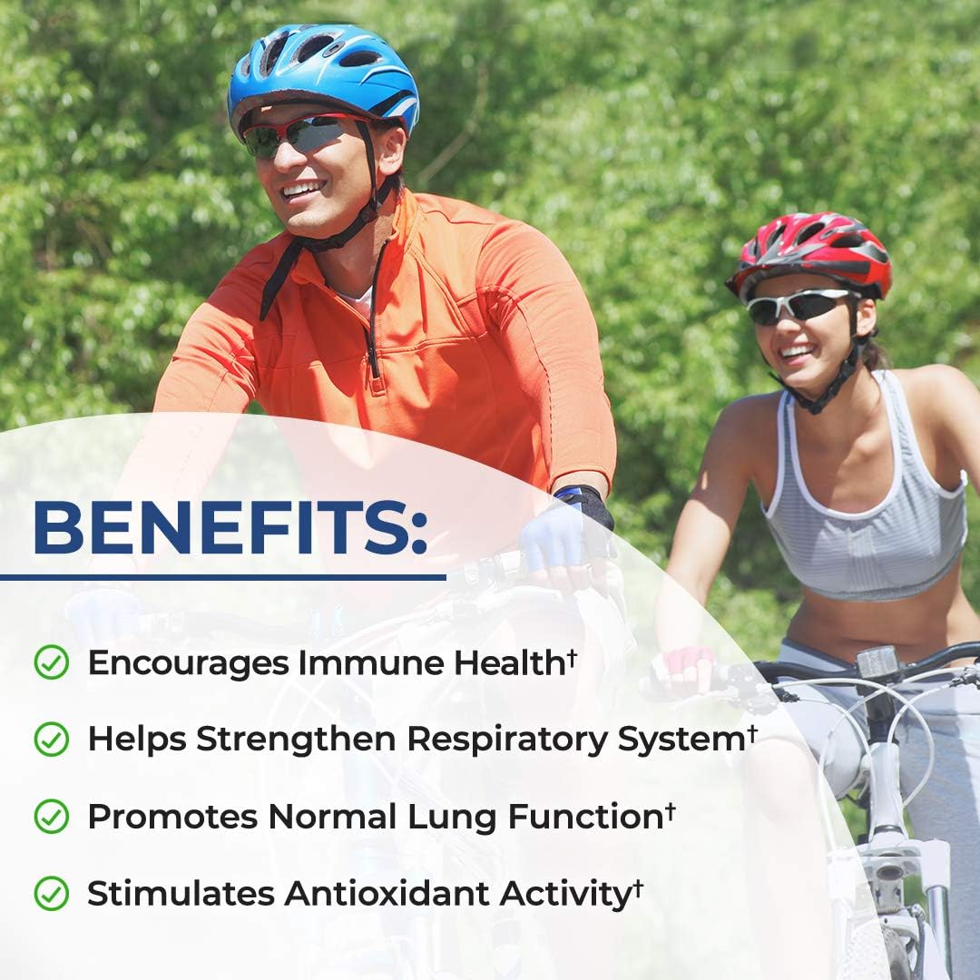 BioSchwartz Respiratory & Immune Lung Support Supplement with Quercetin + 17-in-1 Immune Support & Antioxidants - 2 Month Supply