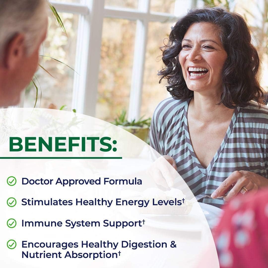 BioSchwartz Super Greens Powder with Probiotics, Prebiotics, Digestive Enzymes, and Hydrolyzed Collagen Peptide Capsules - Complete Wellness Bundle for 30 Servings.