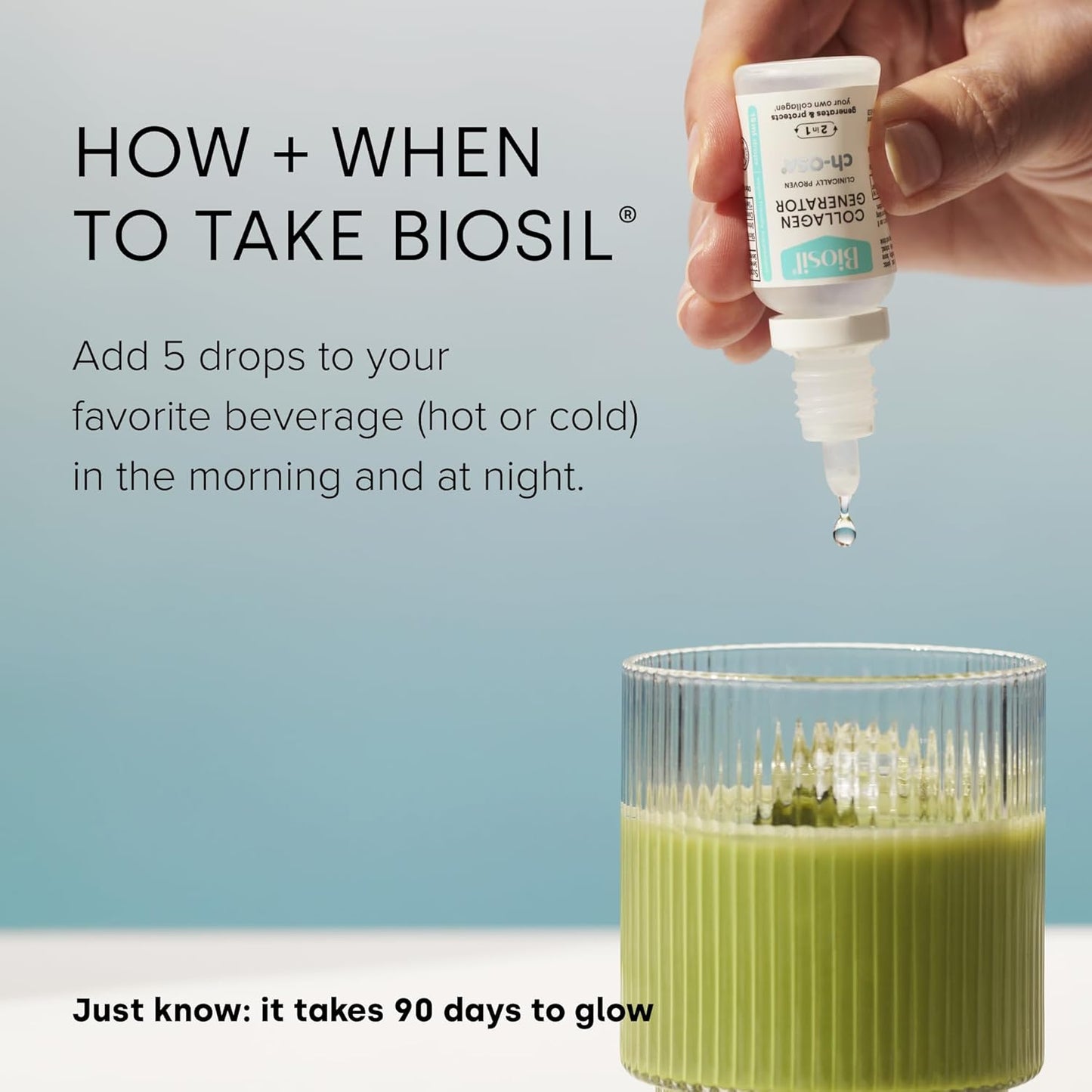 Biosil Collagen Generator Drops - 0.5 fl oz - Patented ch-OSA Complex - Stimulates & Defends Natural Collagen - Non-GMO - 30-Day Supply