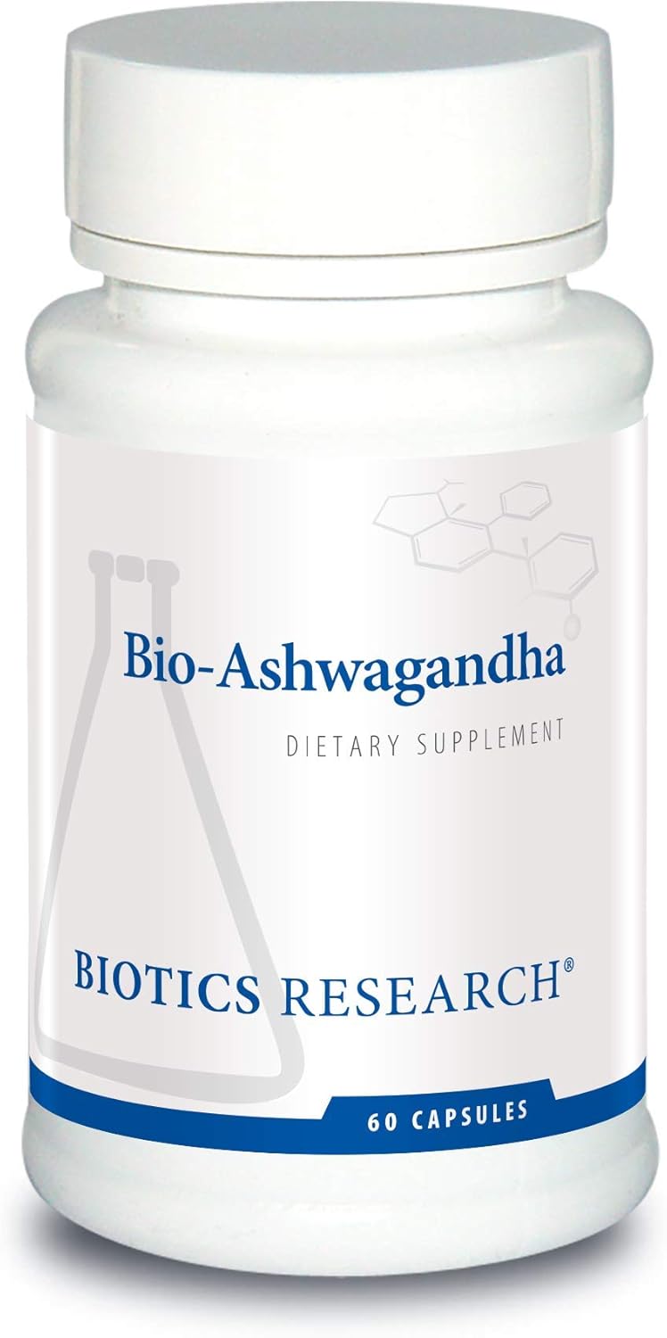 Biotics Research Bio Ashwagandha 300 Capsules - Adaptogenic Herb for Relaxation, Adrenal & Cognitive Health, Immune Support, Brain & Women’s Health