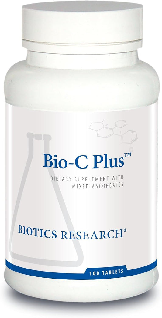 Biotics Research Bio C Plus™: Vitamin C Mixed Mineral Ascorbates with Bioflavonoids - Antioxidant & Immune Support 100Tabs