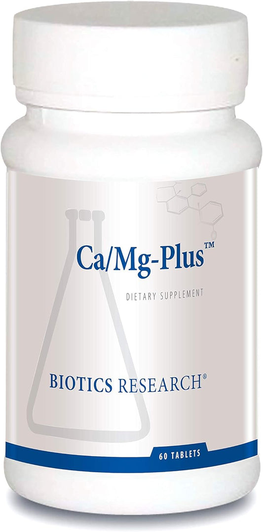Biotics Research CaMg-Plus Supplement for Bone, Dental, and Cardiovascular Health 60 Tab