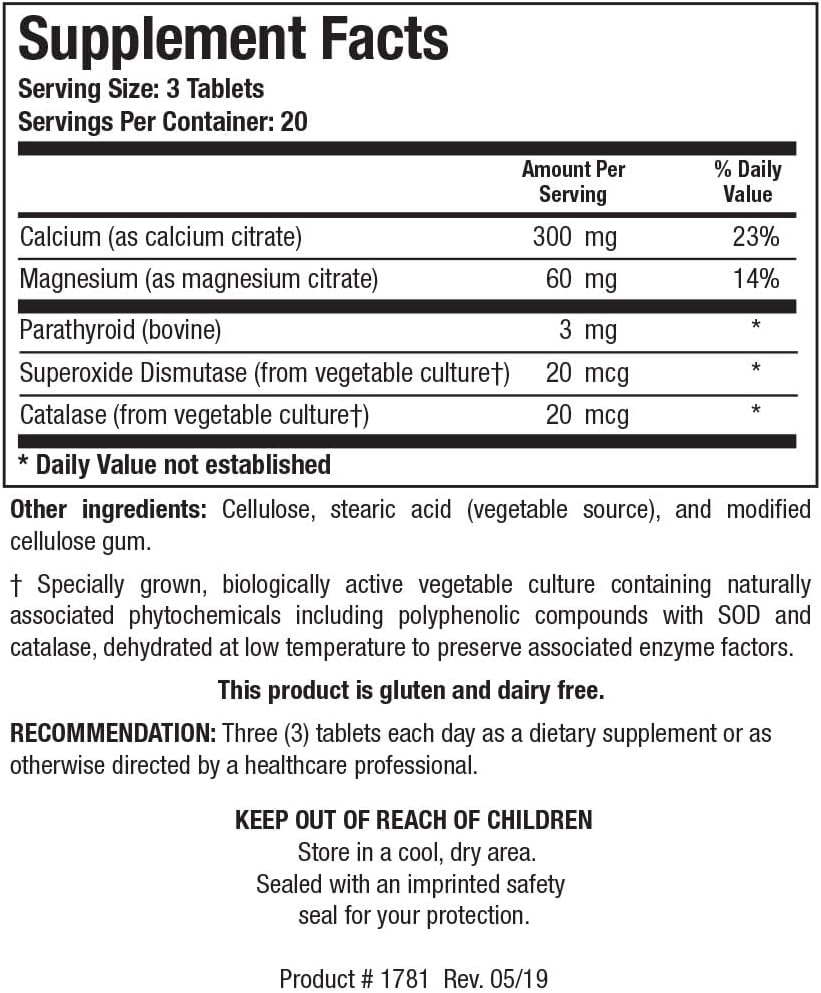 Biotics Research CaMg-Plus Supplement for Bone, Dental, and Cardiovascular Health 60 Tab