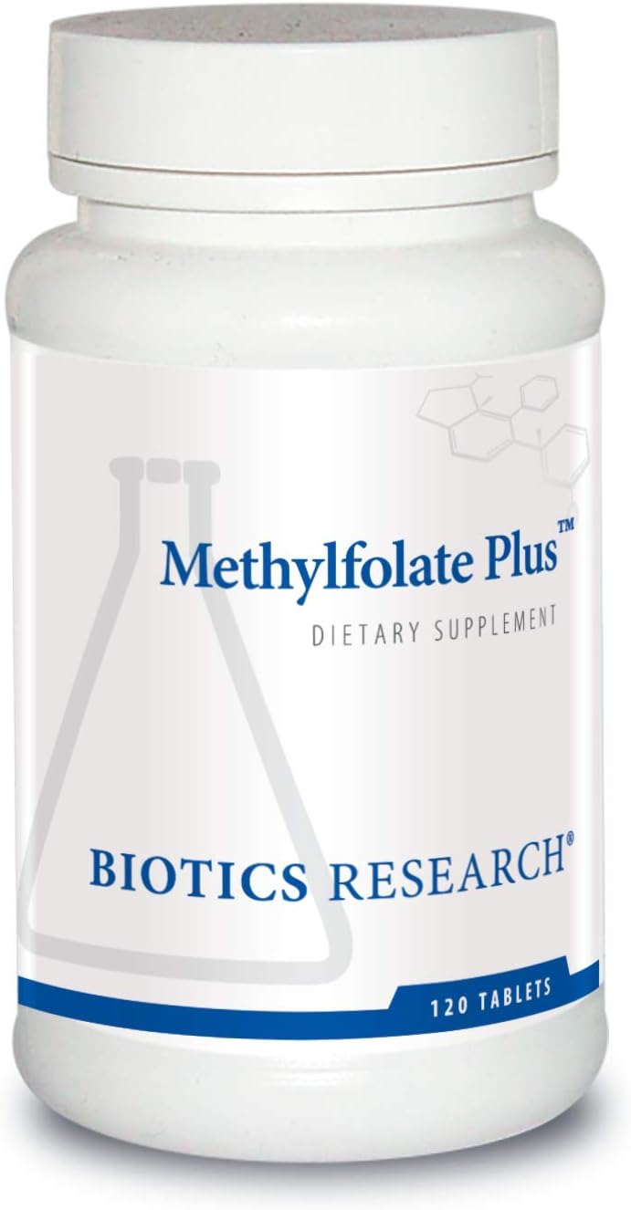 Biotics Research METHYLFOLATE Plus™ Supports Cardiovascular & Nerve Health, 120 Tablets