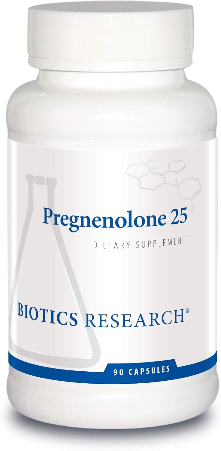 Biotics Research Pregnenolone 25 mg Capsules for Memory & Hormone Balance Support, 90 Count - BoostGo Australia