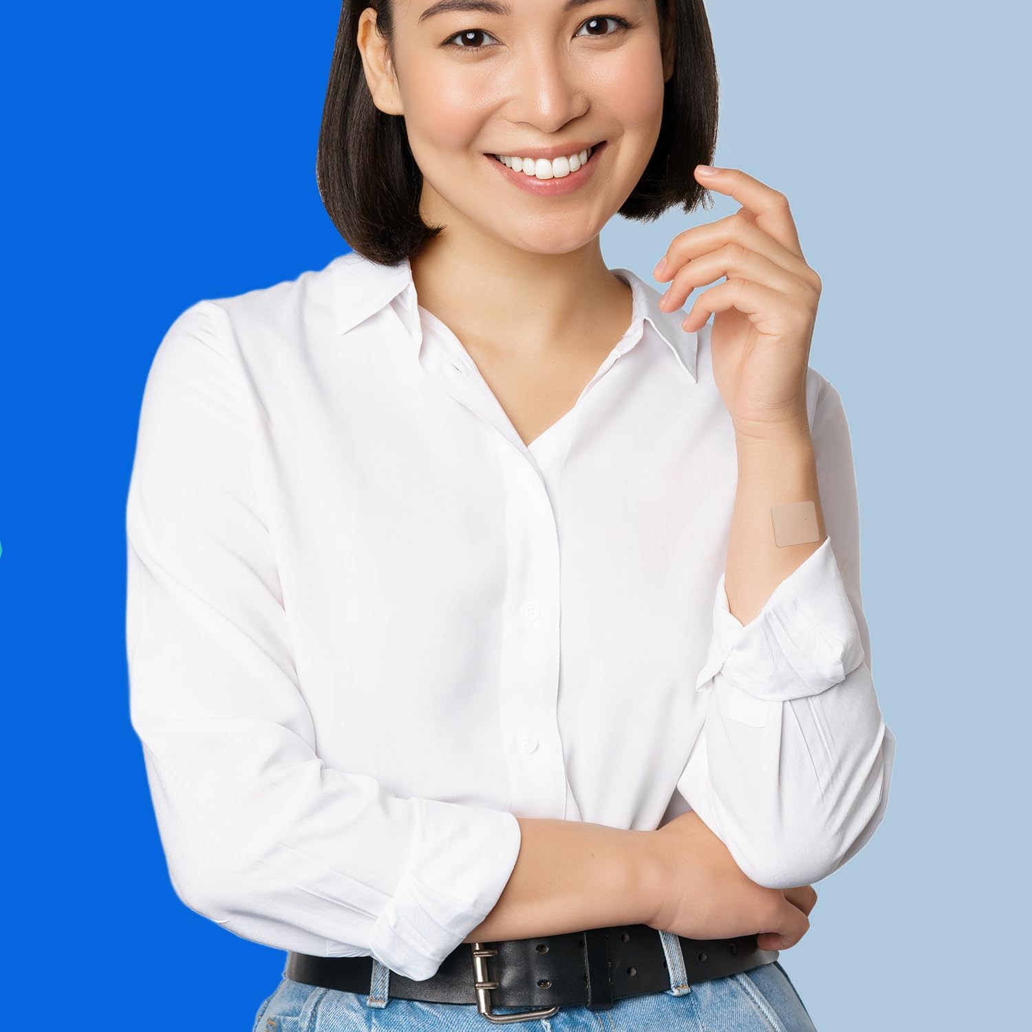 Biotin Collagen Hair Skin Nail Patches - 60 Day Supply, Self Adhesive Time Release Patch, 8-10 Hours - Veru Wellness Lifestyle Duo