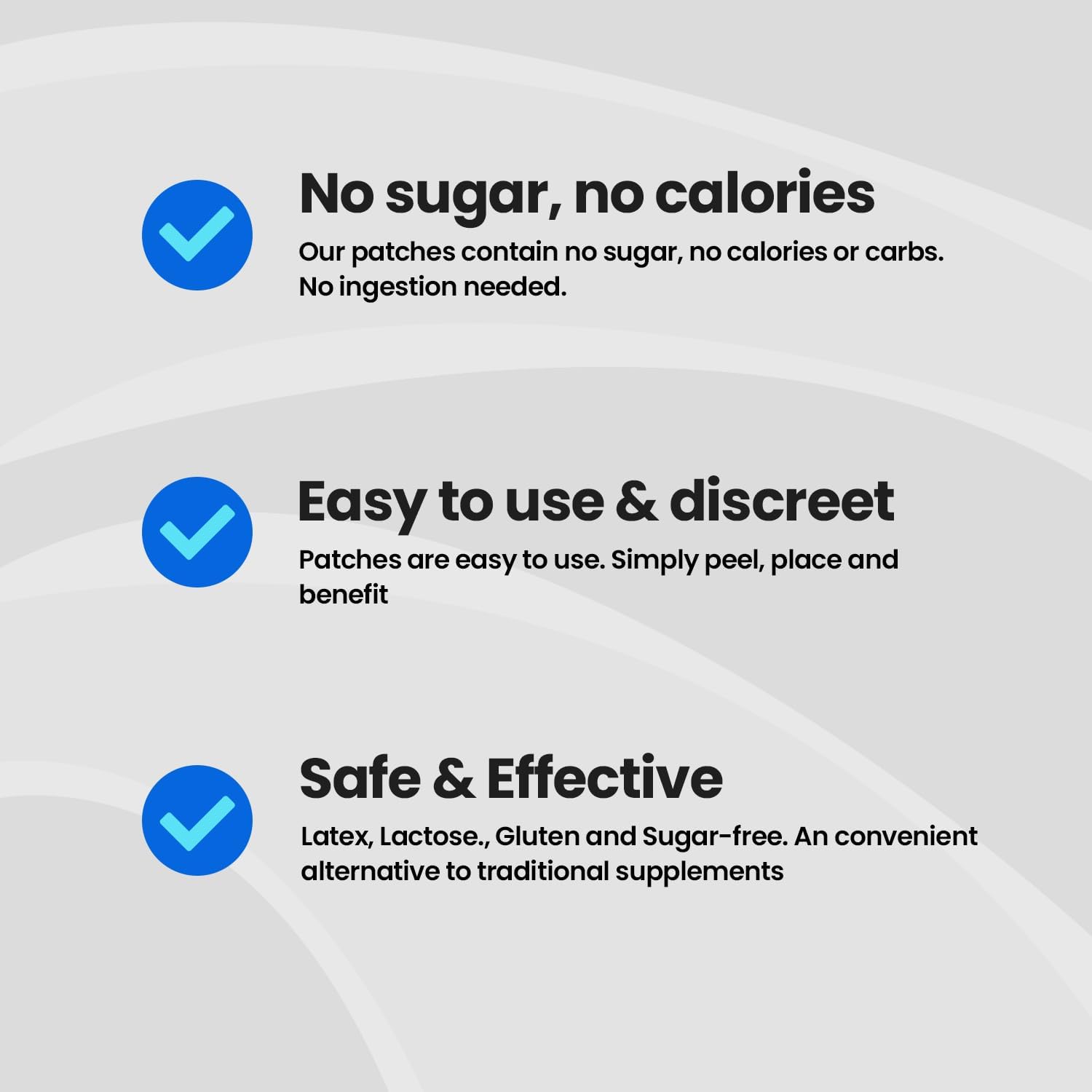 Biotin Collagen Hair Skin Nail Patches - 60 Day Supply, Self Adhesive Time Release Patch, 8-10 Hours - Veru Wellness Lifestyle Duo