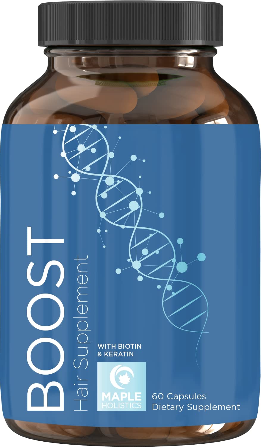 Biotin Hair Growth Set with Rosemary, Collagen - Volumizing Shampoo, Conditioner, Supplement Kit for Thickening Hair