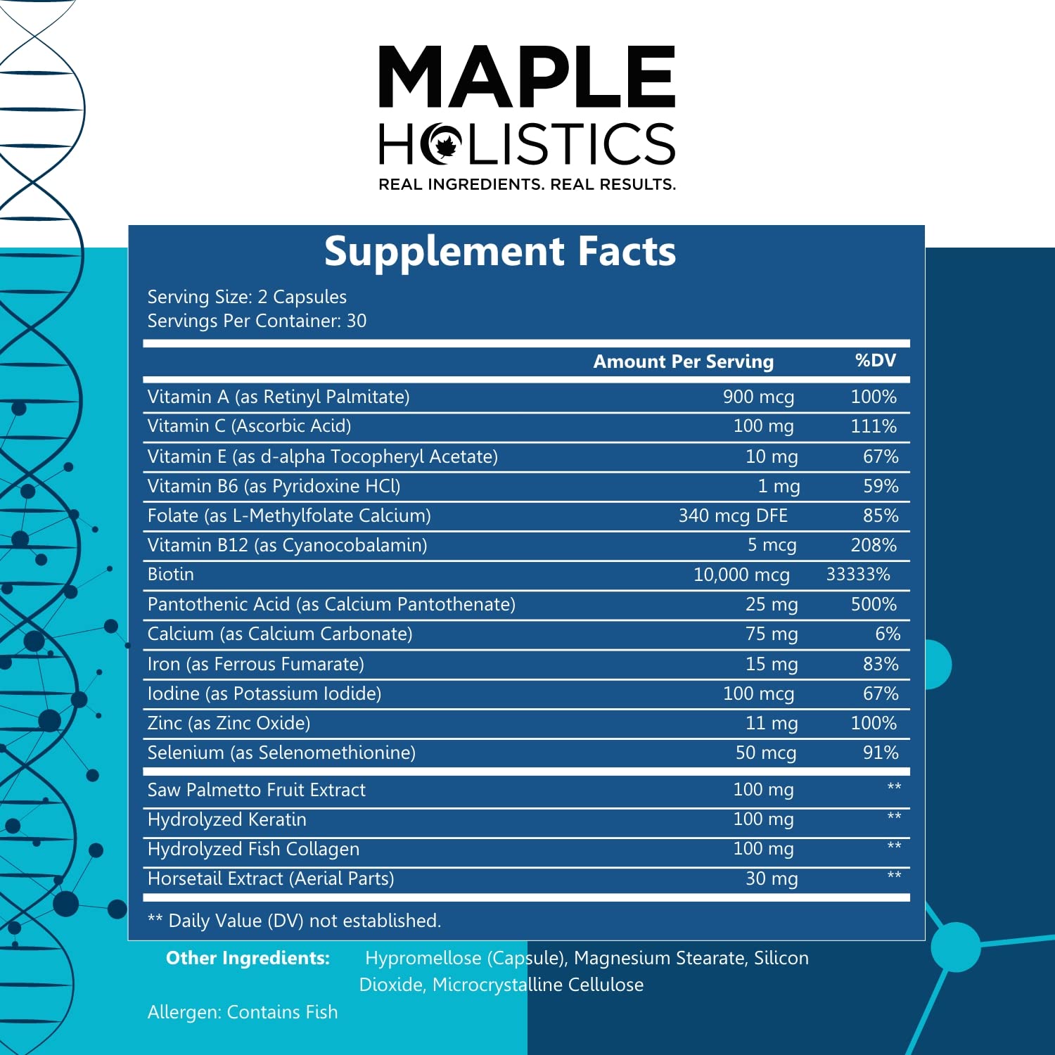 Biotin Hair Growth Set with Rosemary, Collagen - Volumizing Shampoo, Conditioner, Supplement Kit for Thickening Hair