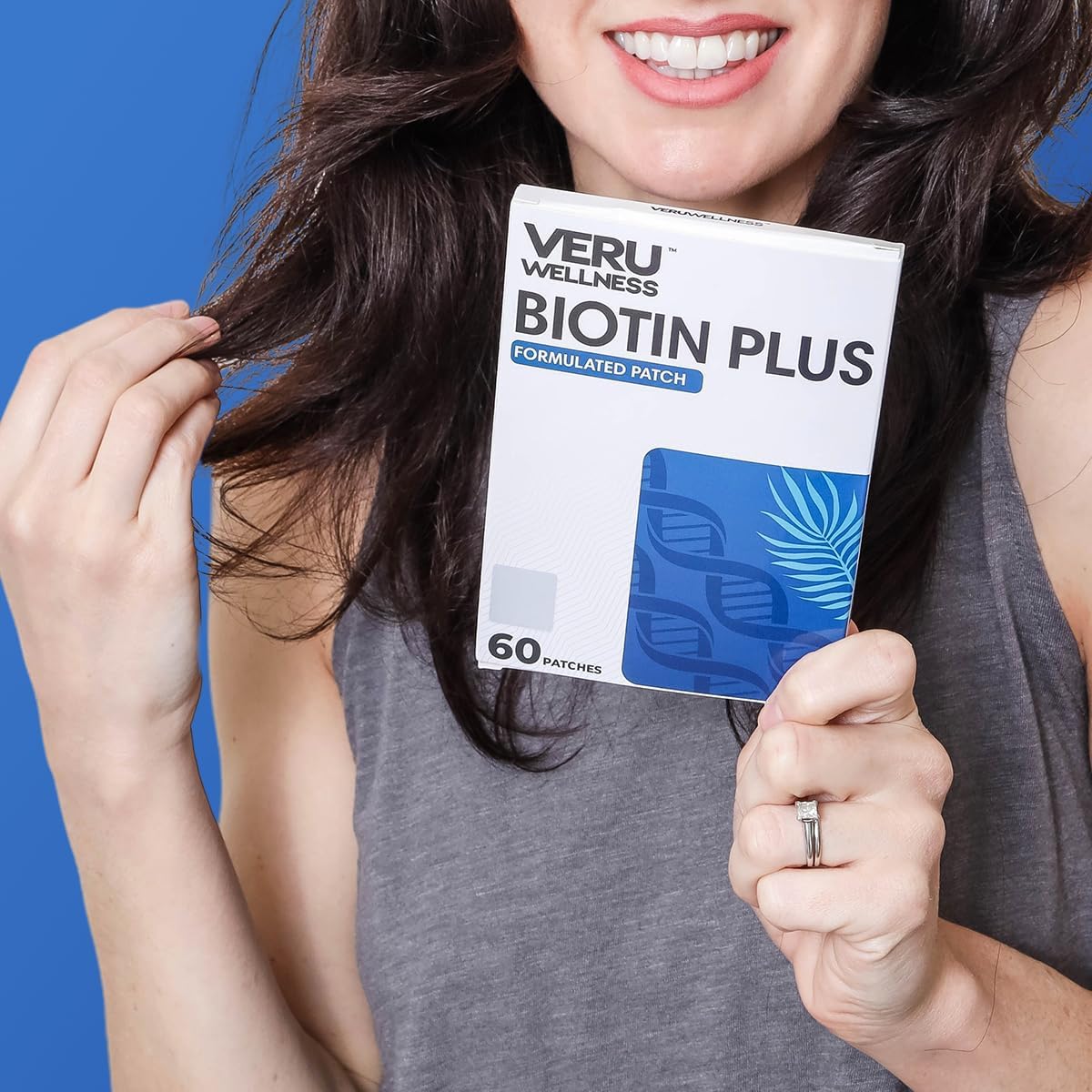Biotin Plus Collagen Daily Patch - Self-Adhesive Time Release (60 Day Supply)