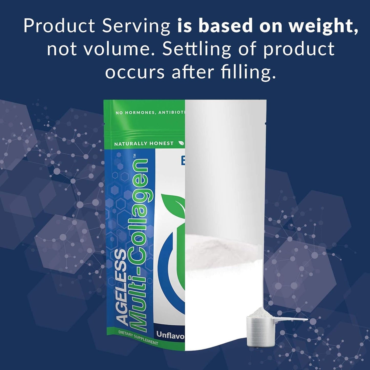 BioTrust Ageless Multi Collagen Peptides Powder 3-Pack - Unflavored Hydrolyzed Protein for Men & Women - Grass-Fed Beef, Fish, Chicken, Eggshell Membrane - 5 Types - I, II, III, V, X