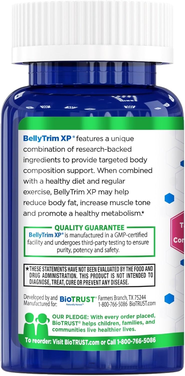 BioTrust BellyTrim XP: Advanced CLA Toning Supplement - Conjugated Linoleic Acid (60 Servings)