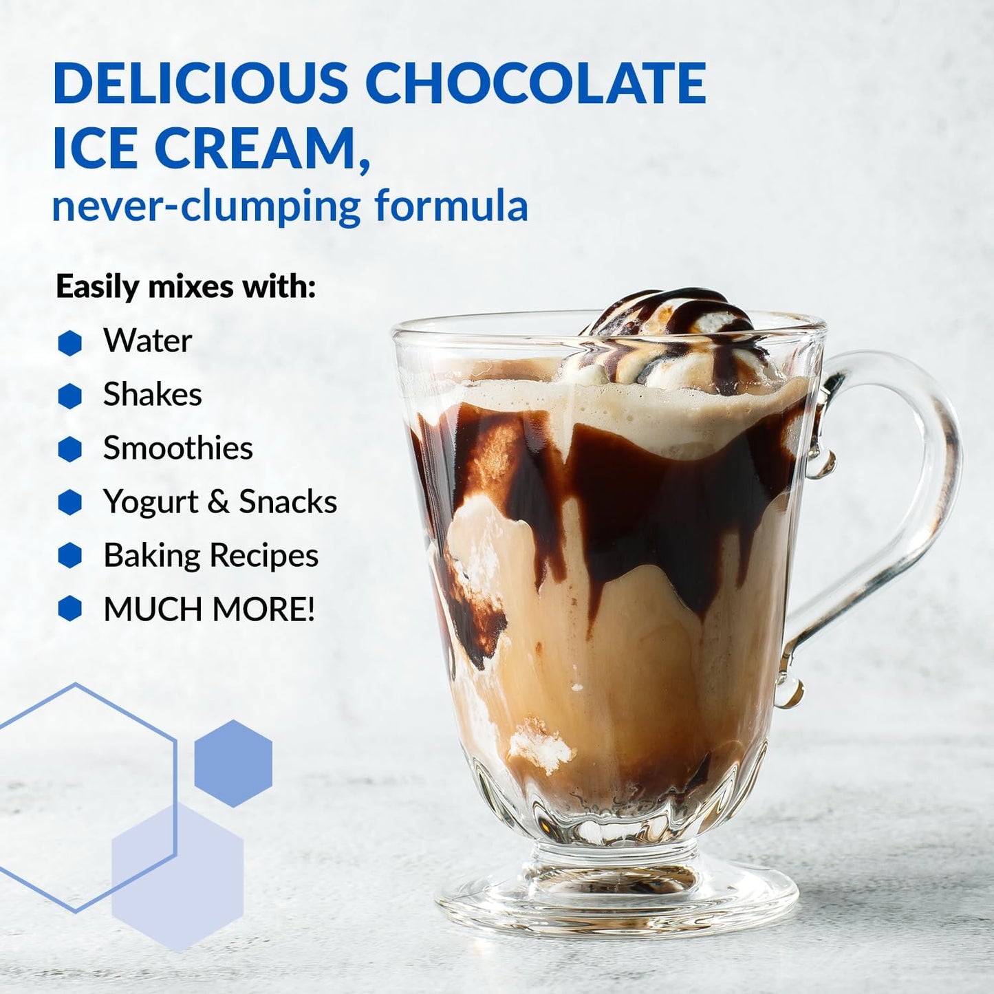 BioTrust Low Carb Lite Chocolate Ice Cream: Grass-Fed Whey Protein Isolate, 20g Protein, 100 Calories, ProHydrolase Enzymes, Non-GMO, Soy & Gluten-Free