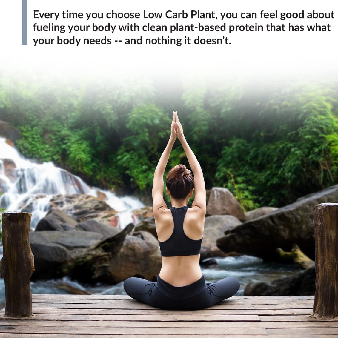 BioTrust Low Carb Plant Protein Shake - Vanilla Caramel Flavor, 20g Protein, 5g Fiber, 15 Superfoods, Vegan & Dairy-Free - 14 Servings