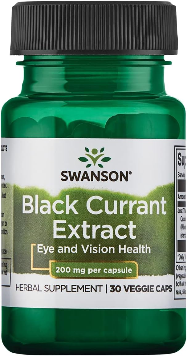 Black Currant Extract (Cassis) 200mg - 30 Vegetarian Capsules by Swanson