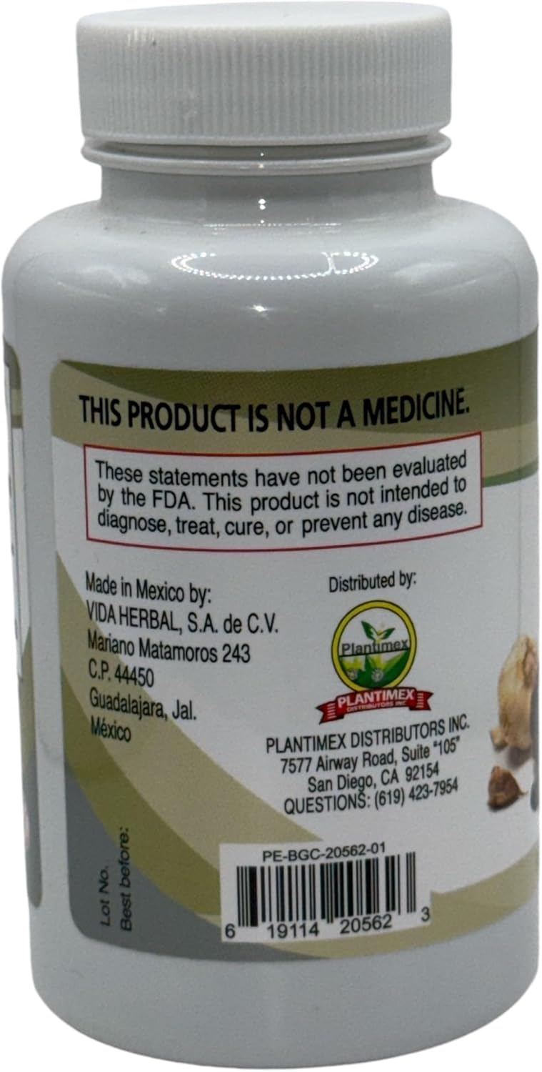 Black Garlic Capsules - 90 Count (500mg) - Natural Dietary Supplement by vidaherbal