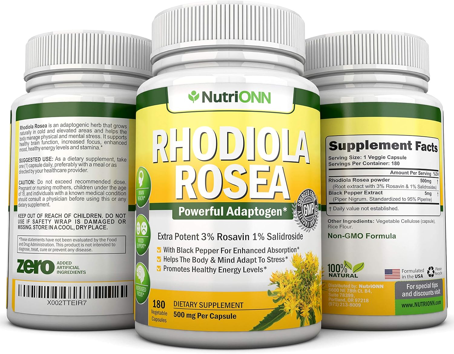 Black Seed Oil Softgels and Rhodiola Rosea Capsules for Enhanced Vitality and Immune Support