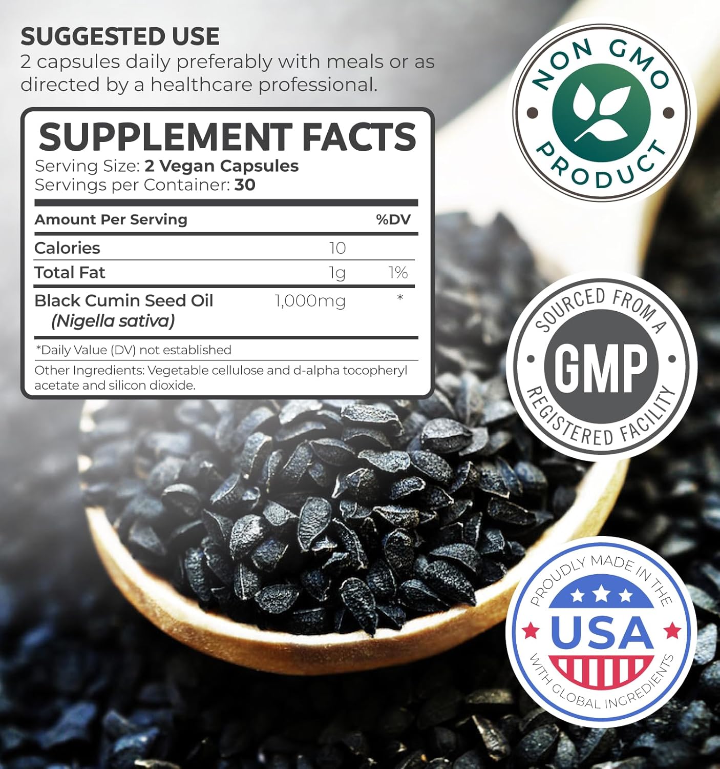 Black Seed Oil & St. John's Wort Serene Blend Bundle - 1 Month Supply - 60 Capsules- Cold-Pressed Nigella Sativa - Powerful 900mcg Hypericin