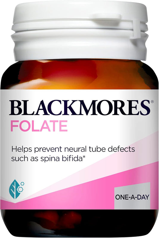 Blackmores Folate 500mcg Tablets - 90 Count - High Quality Folic Acid Supplement for Health