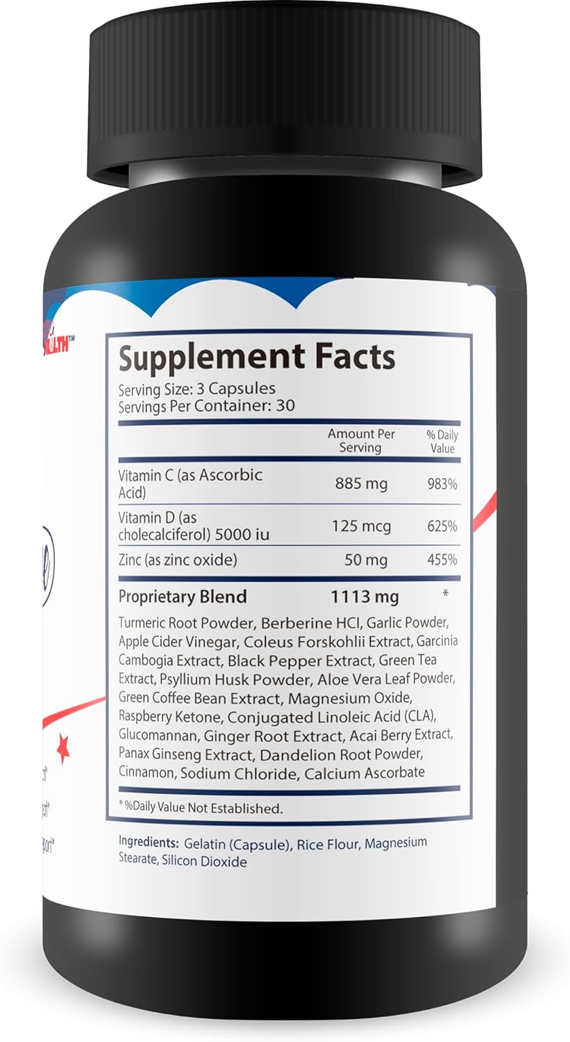 Blood Circulation Support Supplement for Better Health - Blood Sugar Control Pills - Improve Blood Vessel Function - Glucose Balance Formula - Blood Health Support Supplement