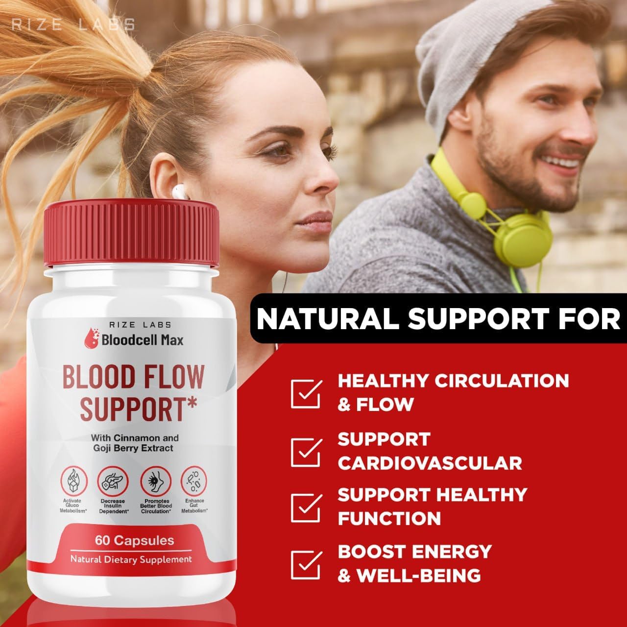Bloodcell Max Capsules (2 Pack) - Advanced Formula for Healthy Bloodcell Levels and Overall Health - 120 Pills Review
