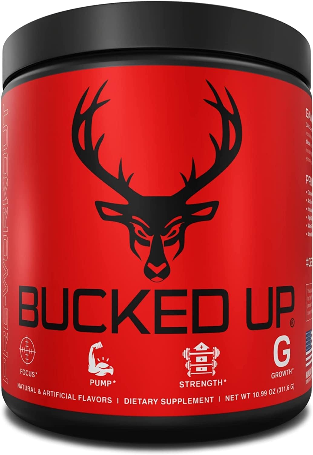 Blue Raz Pre Workout with 6g Citrulline, 2g Beta Alanine, & 3 Trademarked Ingredients