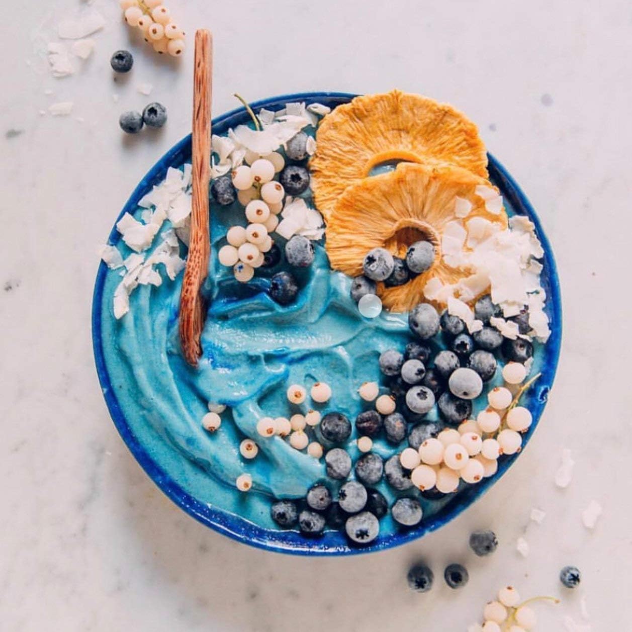Blue Spirulina Powder Pure: Vegan Natural Food Coloring for Smoothies & Baking - 2 oz (57g) from Matcha Outlet - Phycocyanin Rich - Up to 70 Servings
