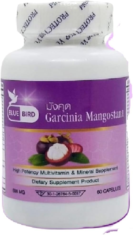 Bluebird Garcinia Mangostana Capsules - 60 Count - Natural Weight Management Supplement