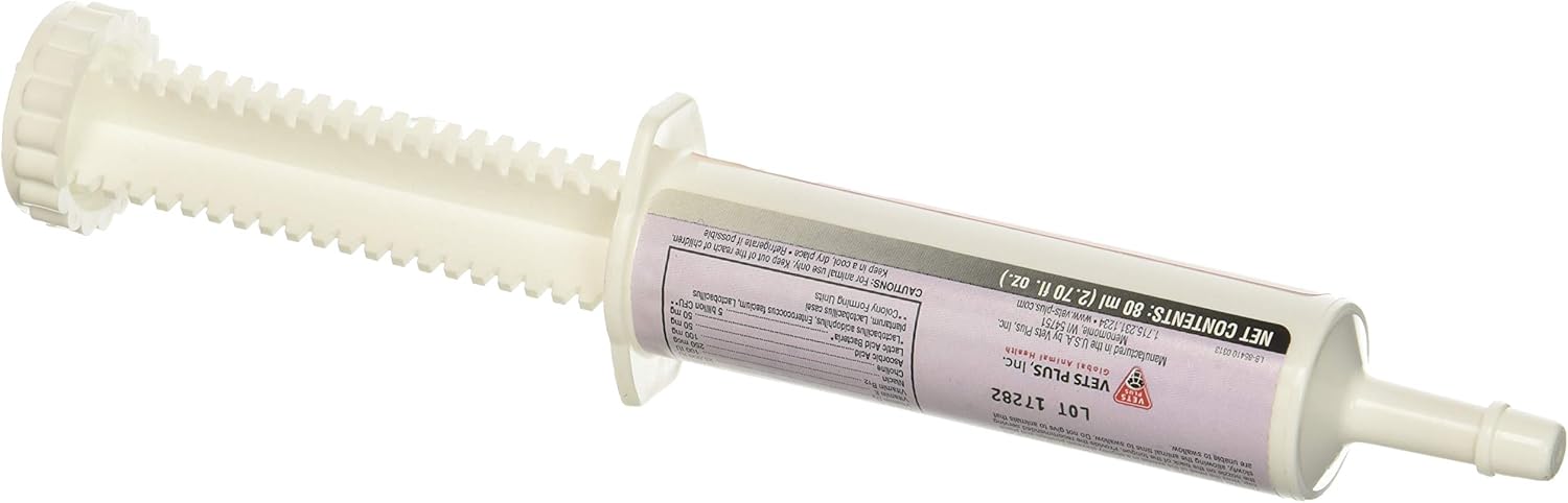 Bomac Goats Probiotic Plus Paste Tube 80cc for Antibiotic Therapy by Vet's Plus