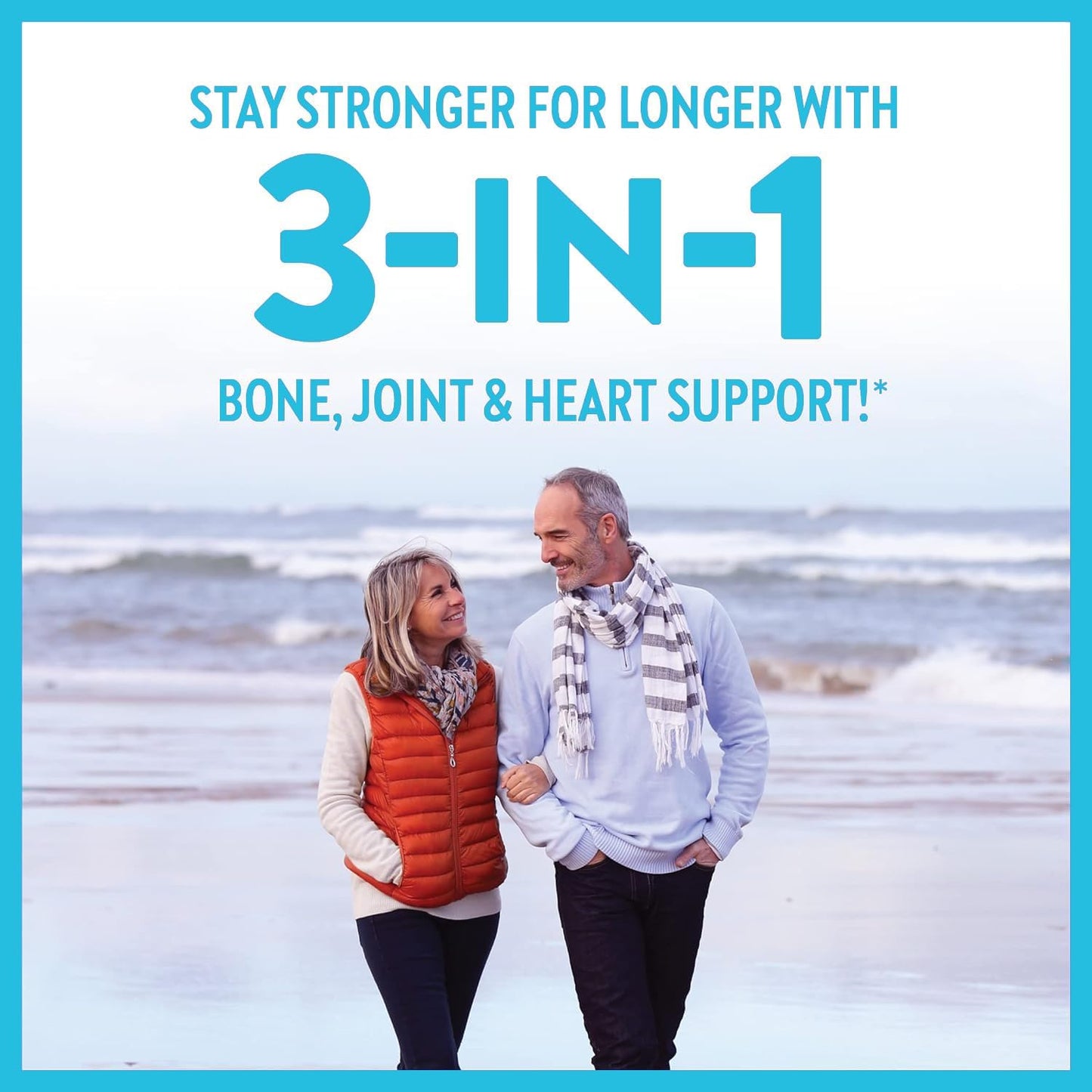 Bone Health Max - Advanced Calcium & Magnesium Supplement with Vitamin D3, Bromelain & Ipriflavone - 90 Tablets