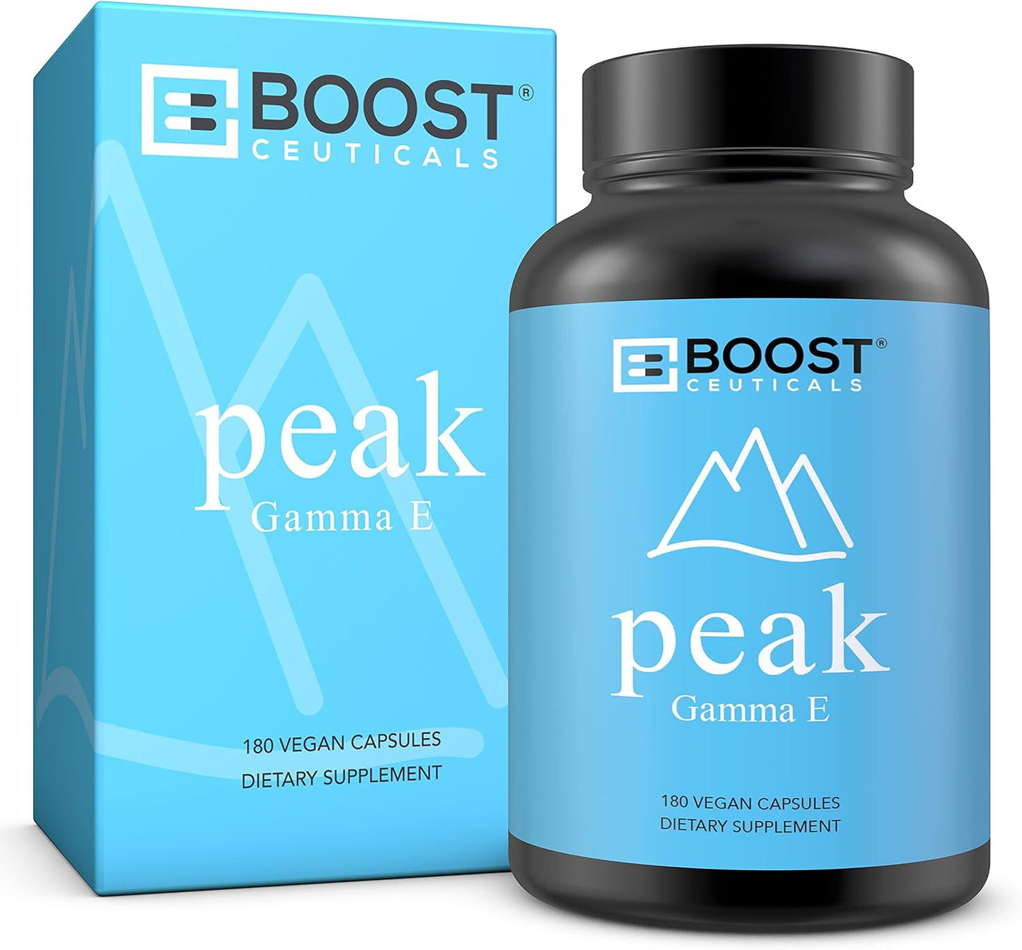 BoostCeuticals Vegan Vitamin E 400 IU Mixed Tocopherols Complex - Non GMO Gluten Free VIT E Supplement