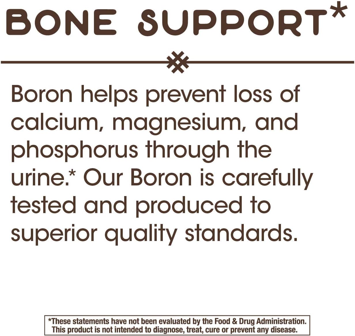 Boron Complex Supplement for Bone Health Support - 100 Capsules x 2 Pack by Nature's Way