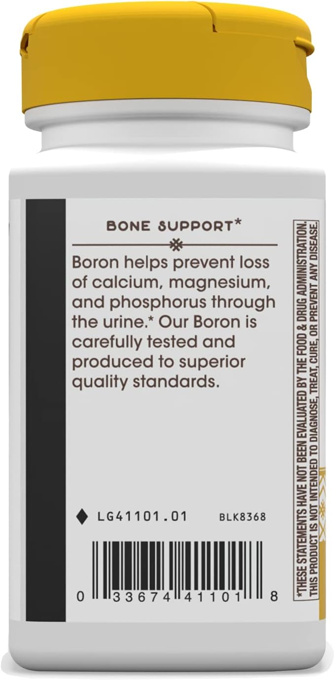 Boron Complex Supplement for Bone Health Support - 100 Capsules x 2 Pack by Nature's Way