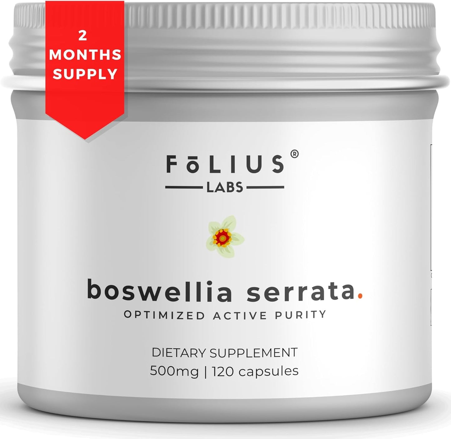 Boswellia Serrata Extract Supplement 500mg - Joint & Muscle Relief - 65% Boswellic Acids - 120 Capsules