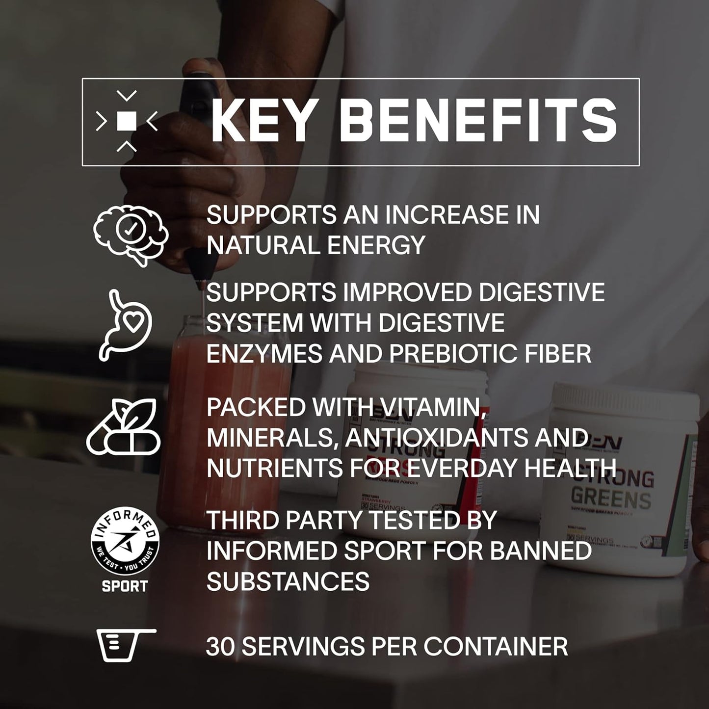 BPN Creatine Monohydrate and Strong Reds Bundle for Enhanced Performance and Recovery