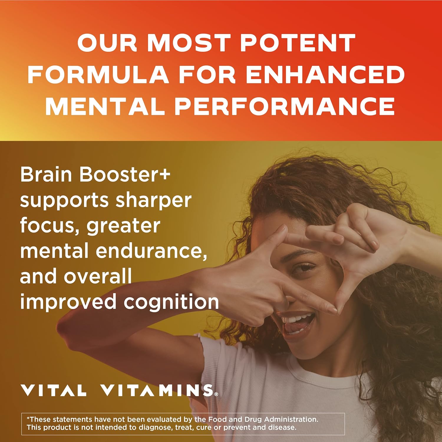 Brain Booster Plus Capsules with Vital Vitamins and Magnesium Glycinate
